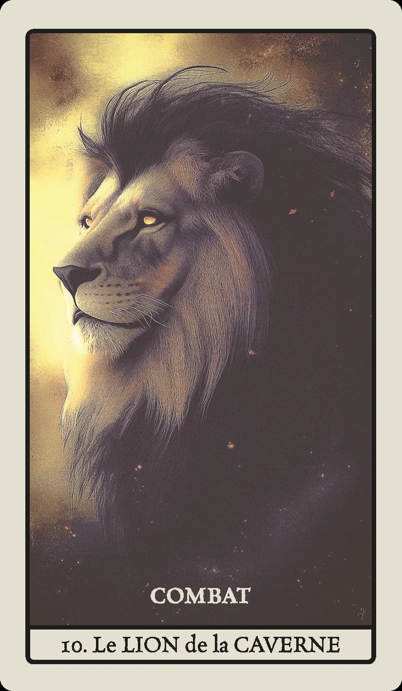 10. Le LION de la CAVERNE